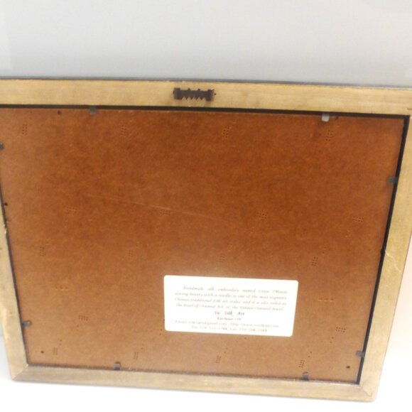 Handmade PEARL of ORIENTAL Art SILK Embroidery Su Silk Art Chinese FOLK ART - Picture 3 of 6